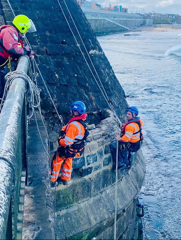 Whitley Bay Sea Wall Repointing